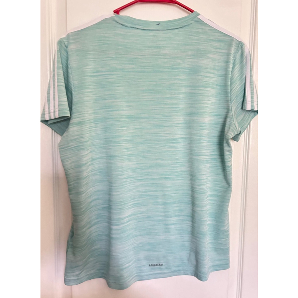 Women's Adidas Green T-Shirt Size L - Picture 2 of 3
